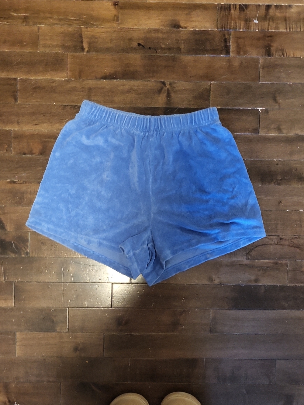 TNA Blue Velvet Athletic Lounge Shorts